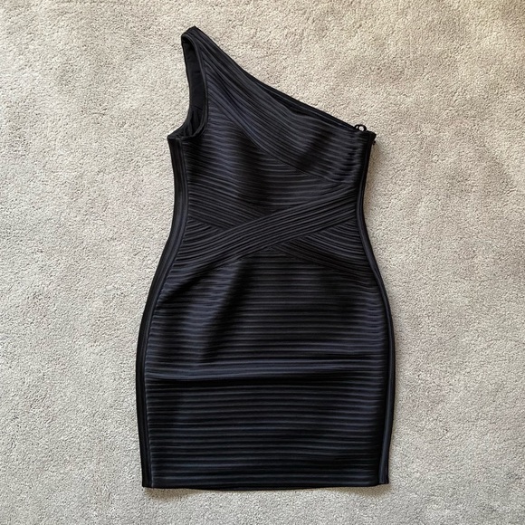 BCBG Mamie One Shoulder Dress - Picture 2 of 4